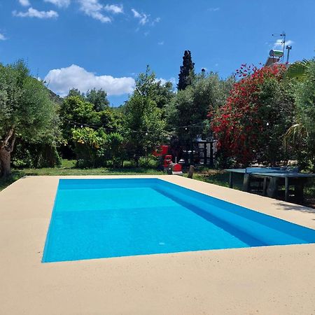 Sofiana'S Garden Retreat With Private Pool Apartment Dhrapanias Exterior photo