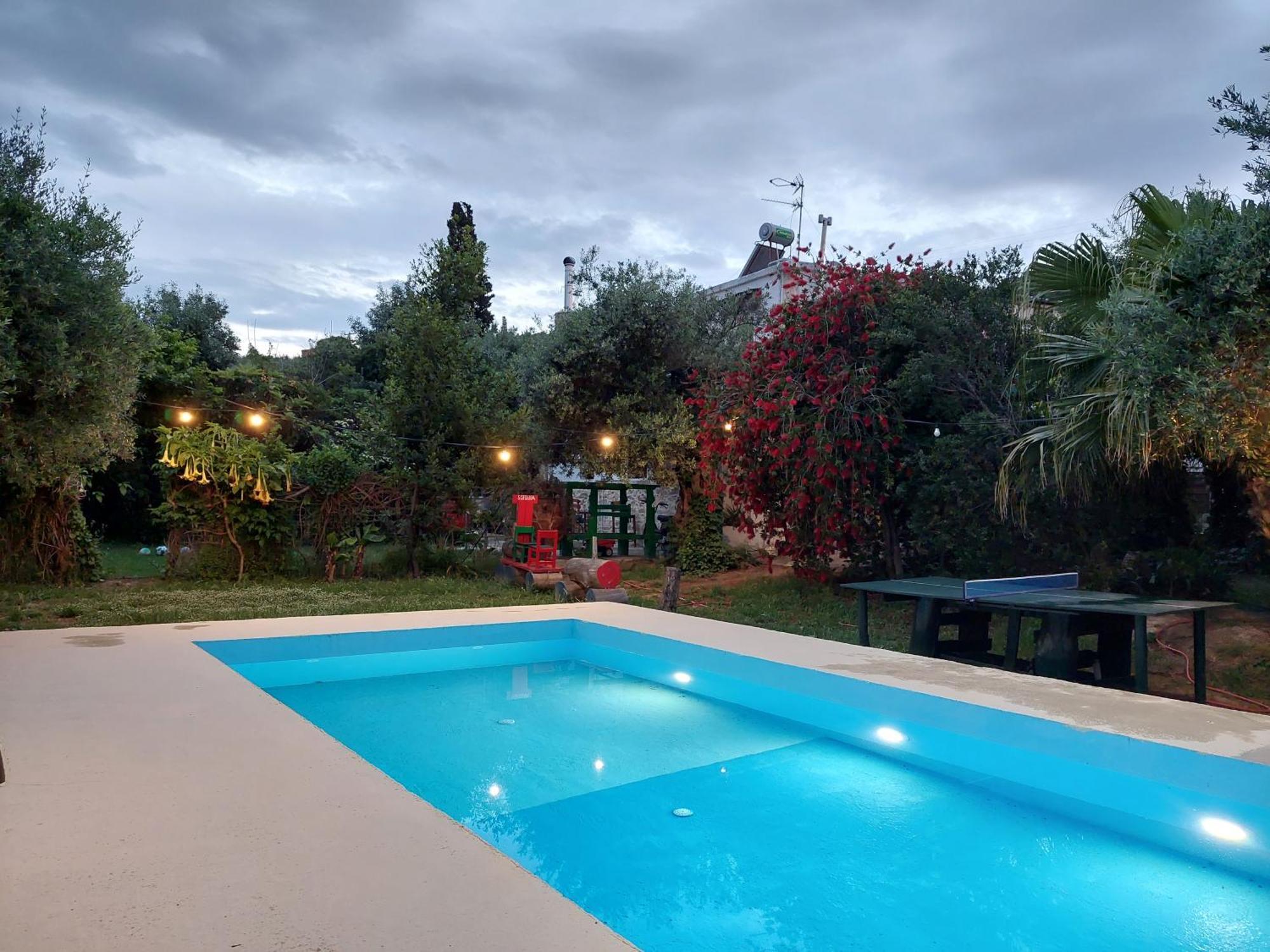 Sofiana'S Garden Retreat With Private Pool Apartment Dhrapanias Room photo