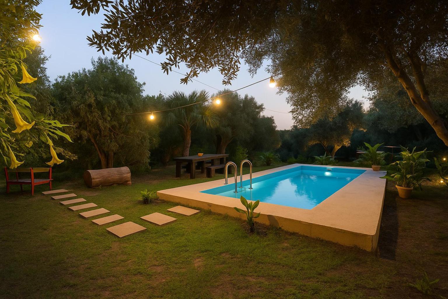 Sofiana'S Garden Retreat With Private Pool Apartment Dhrapanias Exterior photo